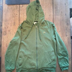 Men’s Size Large Lacoste Green hoodie